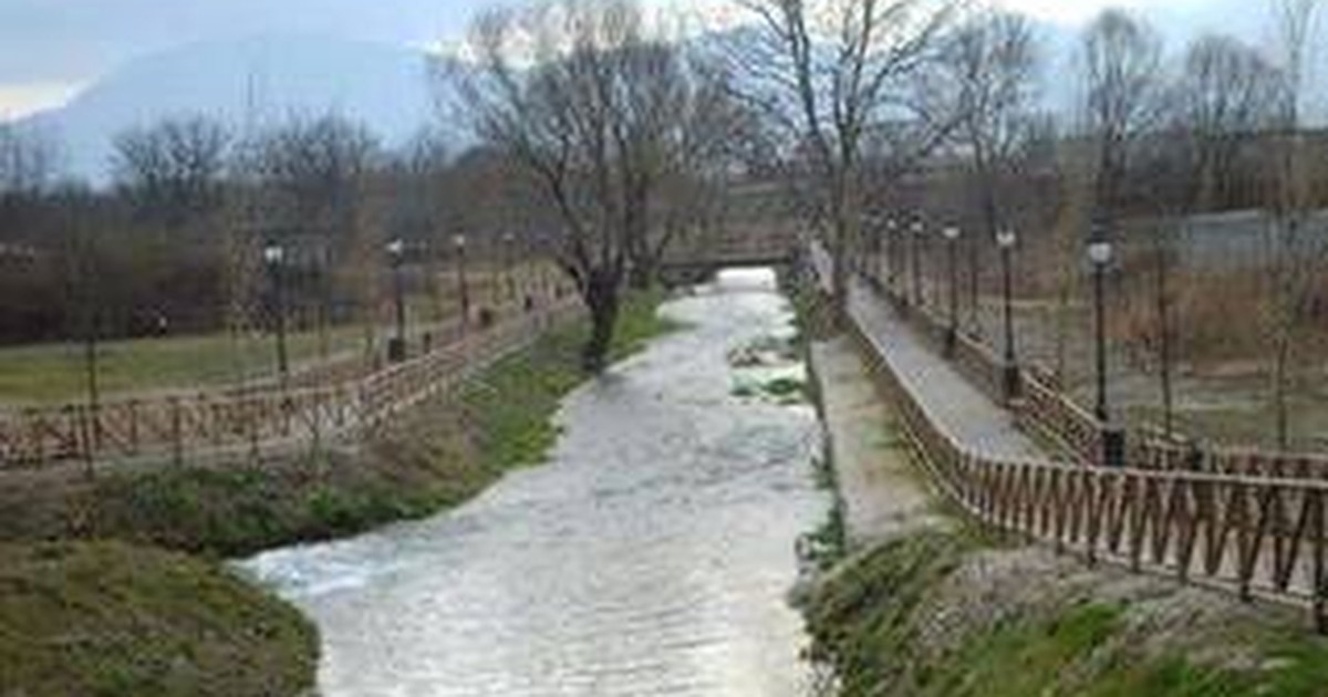 Corso d’acqua del bacino del Sarno, immagine di repertorio del dossier CNSBII sul Rio Foce