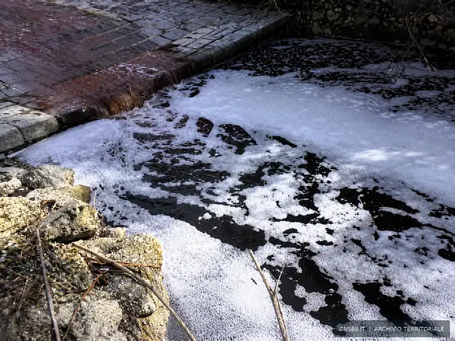 Torrente Solofrana, località San Pietro. Montoro · San Pietro. Fotografia di Michele Buscè, archivio CNSBII.