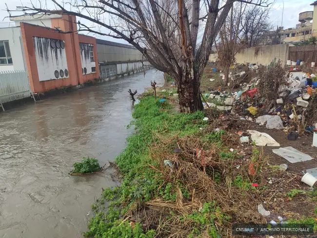 Fiume Sarno. Scafati. Fotografia di Michele Buscè, archivio CNSBII.